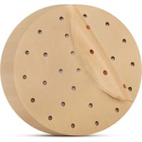 Papier Parchemin Perforé pour Friteuse - Filtre Imperméable Rond pour Friteuse