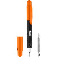 Mini tournevis 4 en 1 + embouts SL3/SL4/PH0/PH1 - T N04-241