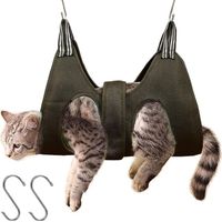 Hamac de toilettage pour chien, harnais pour couper les griffes des animaux de compagnie avec sangle large, harnais de suspension pour chien pour couper les ongles, kit d'aide au toilettage pour