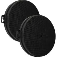 vhbw 2x Filtres à charbon actif compatible avec Jan Kolbe Triton 75 CN, Triton 65 A, Triton 65 CN, Triton 65 W hotte aspirante - 21 cm