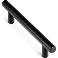 4er-Set Möbelgriffe, 96 mm Achsabstand, Edelstahl roh REI