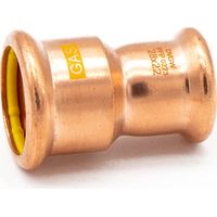 PrimaPress Copper Pressfit Gas Coupler 28x22mm - 50 Year Warranty