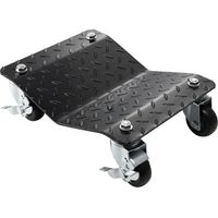 Mophorn Carro de Manipulación de Coches 2 Piezas Carga Total de 1.4T Carro de Mudanza de Coches Plataforma 38.5x30cm Rueda Bloqueable Ayuda de Maniobra Posicionamiento para Vehículos Mobiliario Equipo