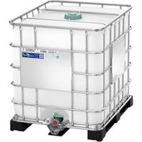 Cuve 1000l translucide foodcert – Réservoir alimentaire en polyéthylène – Structure grillagée en acier galvanisé – Poids 50 kg – Schutz