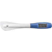 Lacor Espátula de Silicona Plateada con Termómetro Integrado