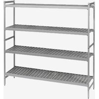 Etagère 4 niveaux Alu L174xP56xH180 - Gilac
