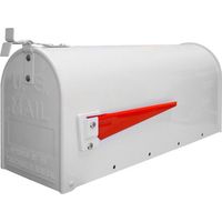Boîte aux lettres américaine - Acier blanc