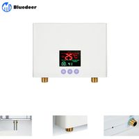 Bluedeer – 3-kW-Durchlauferhitzer – Touchscreen-LED-Display – Temperatureinstellung 30–55 °C – Geringer Energieverbrauch – Für Hochhäuser