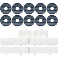Ensemble de 20 pièces comprenant un filtre, une serpillière et un sac à poussière pour aspirateur Eufy Omni C20. Pièces détachées incluses.