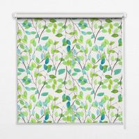 Tenda a Rullo Interna per Finestra - Tenda Filtrante Luce - Tenda Privacy - Tenda Decorativa Rettangolare - Rullo per Interni - (120 cm x 140 cm) - Rami
