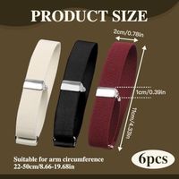 6 pièces manches homme, porte-manches pour chemise, porte-chemise homme, support de chemise