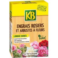 Engrais pour rosiers et arbustes à fleurs KB - 1,5kg