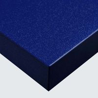 DIMEXACT - Rouleau adhésif bleu laqué pailleté - 122 cm x 2.5 m - En Rouleau