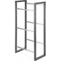 Rayonnage pour caisses de boissons Rayonnage pour boissons 3 caisses bois Mattis Anthracite