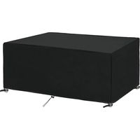 L&H-Cfcahl – Housse de protection pour table de jardin 250x150x90cm – Tissu Oxford imperméable – Résistant aux UV et au gel – Conception coupe-vent