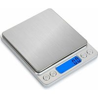 3000 g/0,1 g Präzisionswaage, Küchenwaage/Taschenwaage/Schmuckwaage, hochpräzise elektronische Waage, hintergrundbeleuchtetes LCD-Display, Tara- und PCS-Funktion