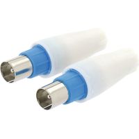 Fiche Coaxiale Droit M/m Dhome Connectivité Coaxiale Mâle/mâle Fiable - Dhome