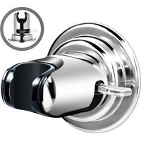 Duschkopfhalterung, Handbrausehalterung mit starkem Saugnapf, universell verstellbare Duschkopfhalterung mit Saugnapf, abnehmbare Wandhalterung mit Saugnapf, ABS-Kunststoff