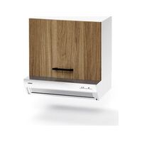 KIT CUCINA PENSILE 1 ANTA SOPRACAPPA 60X32XH49 CM NOCE