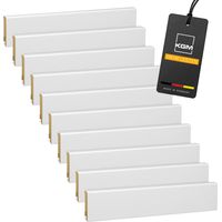 KGM Sockelleiste MDF weiß RAL9016 16x58mm 96m (40 St)