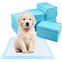 Lot de 100 alèses jetables pour chiens, 33 × 45 cm, alèses d'apprentissage de la propreté, alèses imperméables pour chiens, alèses d'apprentissage de la propreté pour chiens