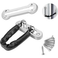 Chaîne de porte en acier inoxydable 304, anti-rayures, chaîne de sécurité antivol, matériel, pour hôtel et maison, 16 cm