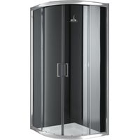 Duschkabine halbrund Klarglas h 198 mod. Alabama 80x80 cm