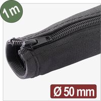 Quadrios 25CA764 25CA764 Geflechtschlauch Schwarz Polyester 1 m 50 mm (max) 1 m