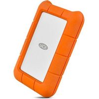 LaCie Rugged USB-C disco rigido esterno 1000 GB Arancione, Argento