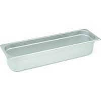 Bac GN 2/4 40mm - 53 x 16.2 x 4 cm - Inox - Lot de 6 - Dbmark