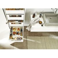 Blum Space Tower Legrabox pure Schubladen-Set Mit Reling, 40kg NL500mm, KB 600mm Inox