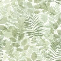 Leaves Wallpaper Catherine Lansfield Natural Green Foliage Botanical Leaf