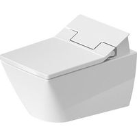 Duravit Viu - Wand-WC für Bidet-WC-Sitz SensoWash, Rimless, DuraFix, Alpinweiß 2511590000