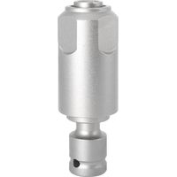 Adapter zur Umwandlung eines Schlagschraubers in einen Elektrohammer. Konvertiert auf SDS-Plus/Vierkantaufnahme. Zur Verwendung mit einem Bohrschrauber/Schlagschrauber (Vierkantaufnahme).