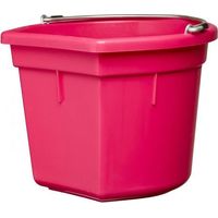 seau HorseGuard flat sided bucket robuste empilable