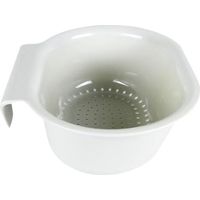BUNTHAUS PA Cesta colgante para fregadero de cocina, cesta de plástico para drenar el agua en el interior del recipiente para lavar verduras.