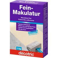 Decotric Fein-Makulatur 1 kg Spachtelmassen