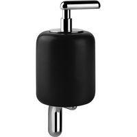 Distributeur de savon mural Gessi Goccia en noir GRES, 38014147,