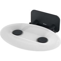 Ravak Ovo P II - Siège de douche Clear/Black, 41x35 cm, noir/clair B8F0000056
