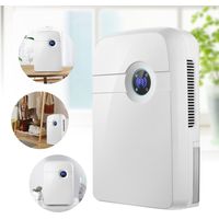 2500 ml, 42 W, deshumidificador eléctrico Deshumidificador compacto con pantalla, depósito de agua, deshumidificador para habitaciones, deshumidificador