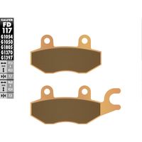 Pastiglie freno Galfer KH165 in metallo sinterizzato (oro) per ATV