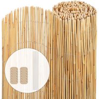 VOUNOT Recinzione in Canna Naturale, Reed Screening Schermo Privacy con Clips di Fissaggio 140x300cm