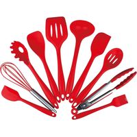Silicone Kitchenware 10Pcs Kitchen Utensils Set Non-stick Silicone Cooking Utensils Set Eco-friendly