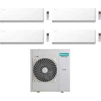 Hisense Climatizzatore UNI HB Quadri Split 7+7+9+24 con 5AMW125U4RTA Inverter Wi-Fi R-32 Classe A++