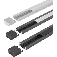 Halemeier Aufbauprofil ChannelLine G1 opal L2m Alu-+ Abdeckprofil