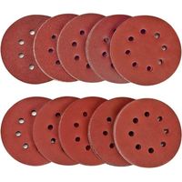 60 Stück 125 mm Schleifscheiben, Körnung 120, 8-Loch-Schleifpapier-Schleifscheiben, ideal zum Schleifen/Polieren