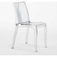 Lot de 18 Chaises Dune Grand Soleil transparentes Offre promo Stock Bar - Transparent