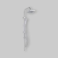 Set Colonna Doccia Quadra Cromata - 1 Getto