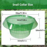 【15 Pièces】Protection Anti-escargots, Protections Anti-limaces, Protection Contre les Escargots, pour vos Plants de Salades et Choux - Protège Les Plantes Contre Les Animaux