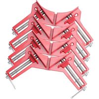 Houhence 4-piece 90° angle clamp set – die-cast aluminum – 77 mm clamping range – easy adjustment for woodworking